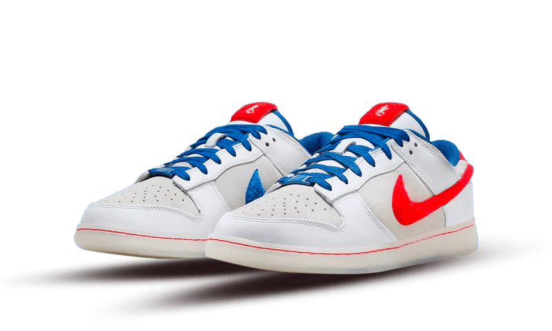 Nike Dunk Low Retro PRM Year of the Rabbit White Crimson Varsity Royal