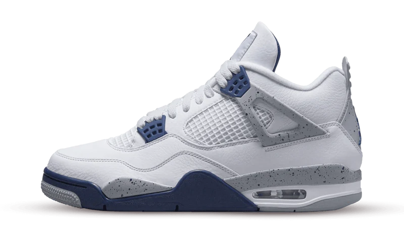 Jordan 4 Retro White Midnight Navy