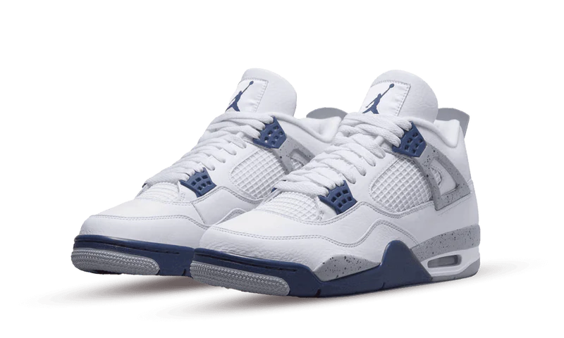 Jordan 4 Retro White Midnight Navy