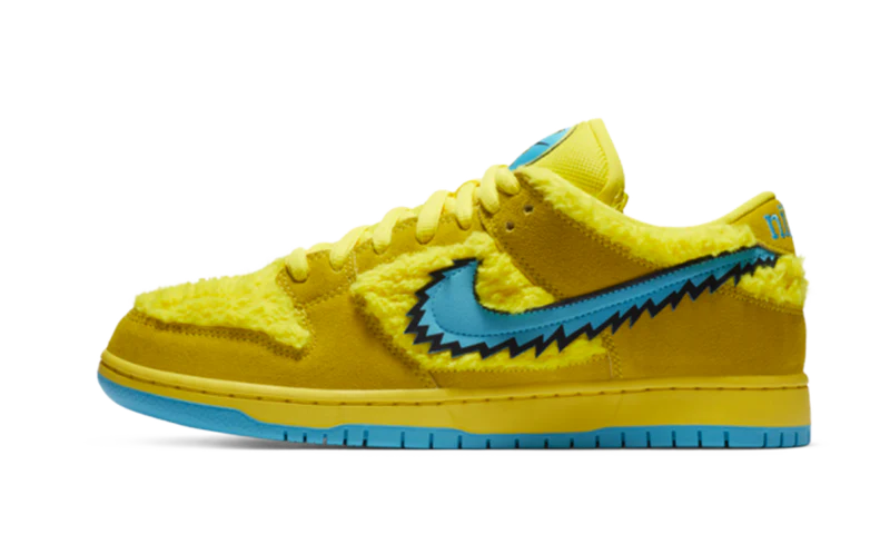 Nike SB Dunk Low Grateful Dead Bears Opti Yellow