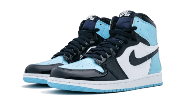 Jordan 1 Retro High UNC Patent (Women's) - Image 2